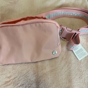 lululemon athletica Blush Pink Crossbody Belt Bag